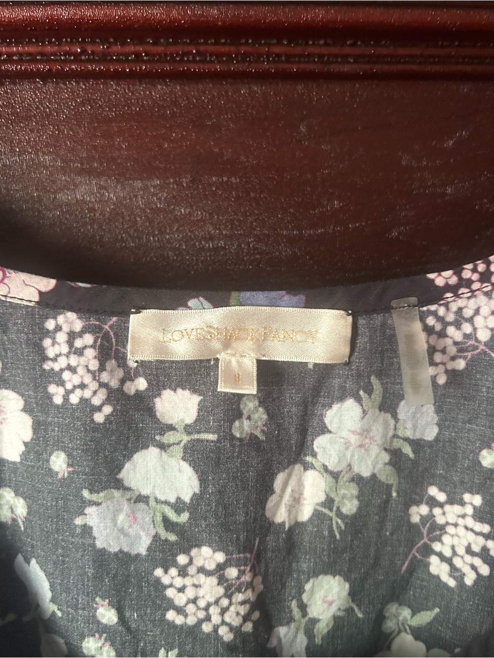 LoveShackFancy Lais Maxi Dress Puff Sleeve Scoopneck Praire Cottagecore Size 8 - Picture 9 of 10